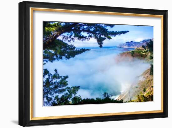 Fog Over Big Sur-Alan Hausenflock-Framed Photo