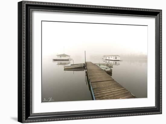 Fog Over Horseshoe Pond-5fishcreative-Framed Giclee Print