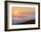 Fog over Olympic Mountains at sunrise, Washington State-Alan Majchrowicz-Framed Photographic Print