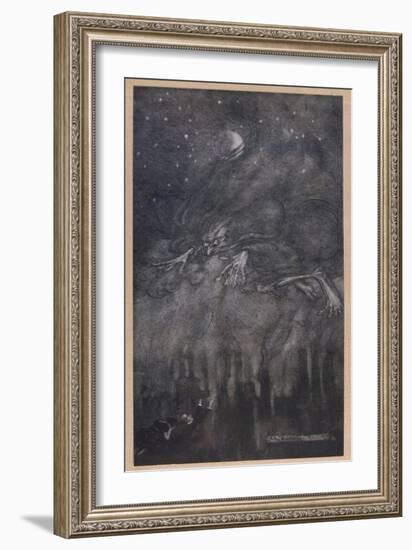 Fog Personified-Arthur Rackham-Framed Art Print