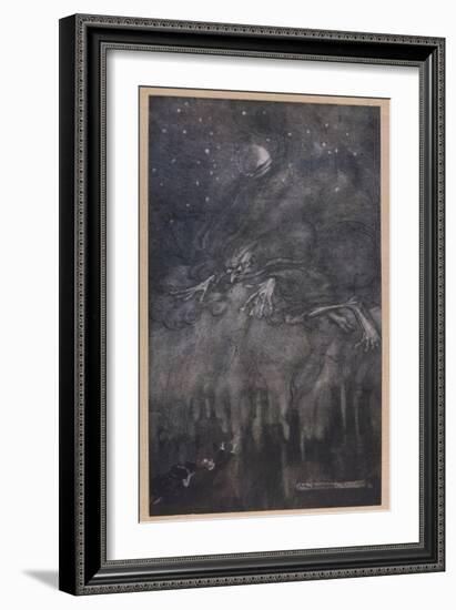 Fog Personified-Arthur Rackham-Framed Art Print