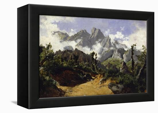 Fog (Picos de Europa), ca. 1874-Carlos de Haes-Framed Premier Image Canvas