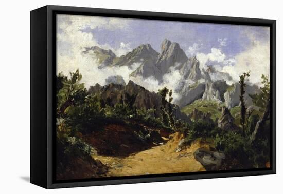 Fog (Picos de Europa), ca. 1874-Carlos de Haes-Framed Premier Image Canvas