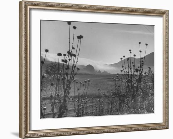 Fog Rolling in over the Santa Lucia Mountains-Nina Leen-Framed Photographic Print