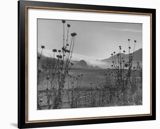 Fog Rolling in over the Santa Lucia Mountains-Nina Leen-Framed Photographic Print