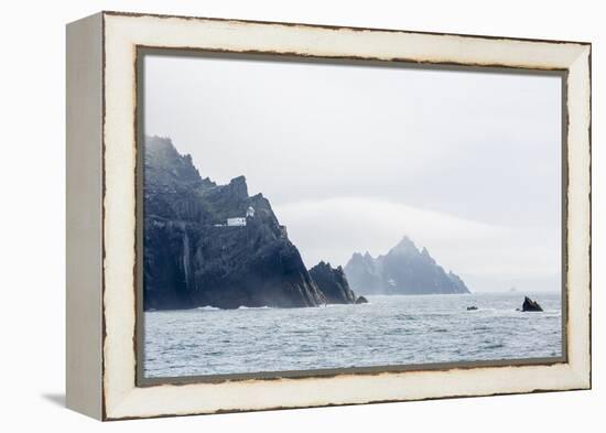 Fog Shrouds the Skellig Islands-Michael Nolan-Framed Premier Image Canvas