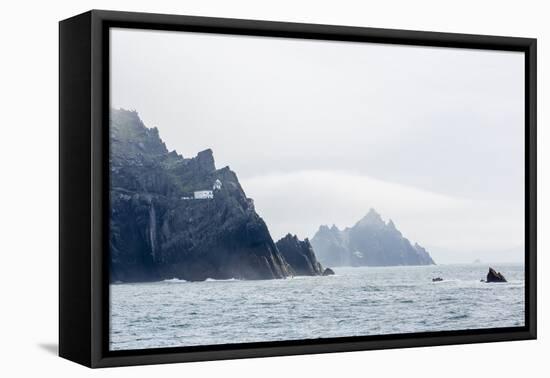 Fog Shrouds the Skellig Islands-Michael Nolan-Framed Premier Image Canvas