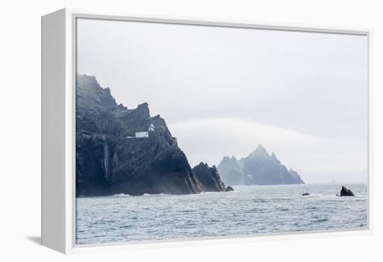 Fog Shrouds the Skellig Islands-Michael Nolan-Framed Premier Image Canvas