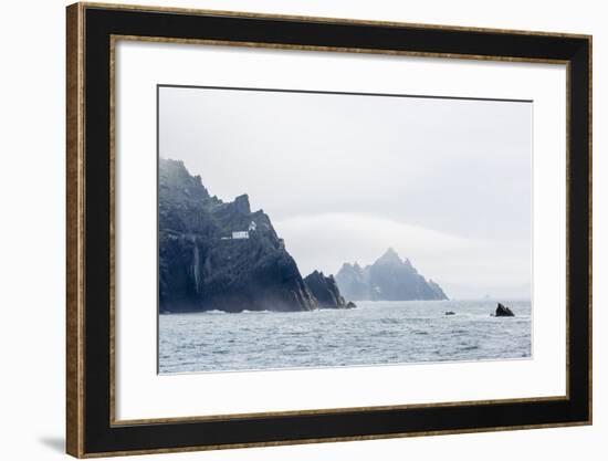 Fog Shrouds the Skellig Islands-Michael Nolan-Framed Photographic Print