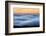 Fog Stream at Sunset, Mount Tam, Pacific Ocaen, San Francisco-Vincent James-Framed Photographic Print