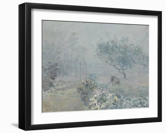 Fog, Voisins, 1874-Alfred Sisley-Framed Giclee Print