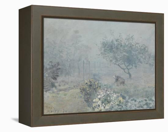 Fog, Voisins, 1874-Alfred Sisley-Framed Premier Image Canvas