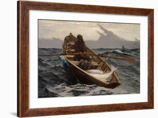 Fog Warning, 1885-Winslow Homer-Framed Giclee Print