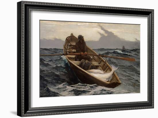 Fog Warning, 1885-Winslow Homer-Framed Giclee Print