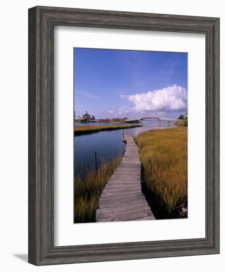 Fogers Island Walkway, Ocean City, Maryland, USA-Bill Bachmann-Framed Photographic Print