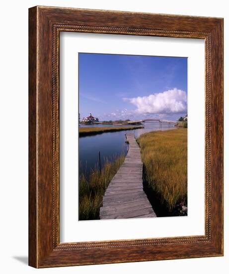 Fogers Island Walkway, Ocean City, Maryland, USA-Bill Bachmann-Framed Photographic Print