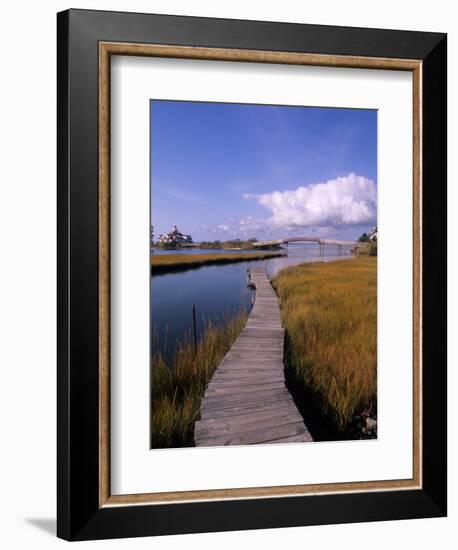 Fogers Island Walkway, Ocean City, Maryland, USA-Bill Bachmann-Framed Photographic Print