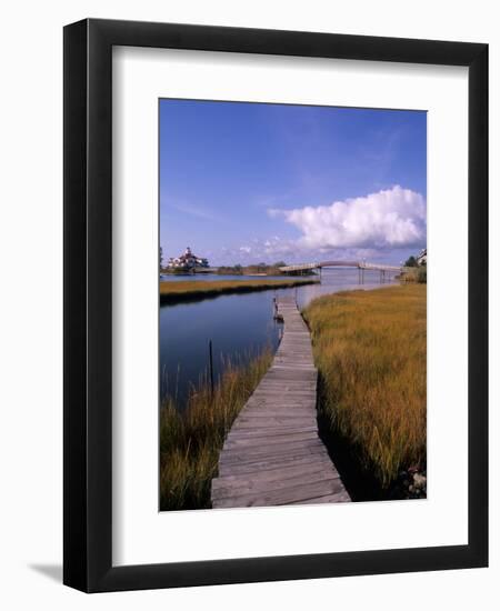 Fogers Island Walkway, Ocean City, Maryland, USA-Bill Bachmann-Framed Photographic Print