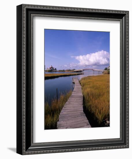 Fogers Island Walkway, Ocean City, Maryland, USA-Bill Bachmann-Framed Photographic Print