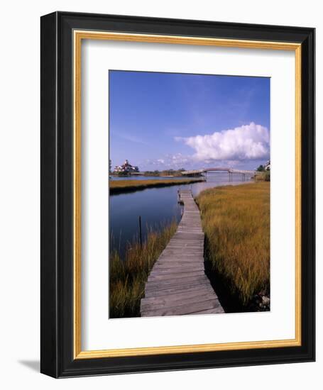 Fogers Island Walkway, Ocean City, Maryland, USA-Bill Bachmann-Framed Photographic Print