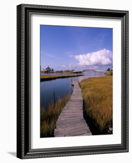 Fogers Island Walkway, Ocean City, Maryland, USA-Bill Bachmann-Framed Photographic Print