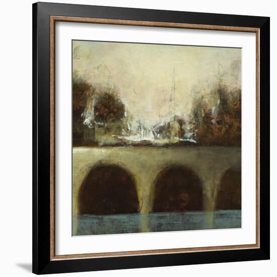 Foggy Bridge II-Randy Hibberd-Framed Art Print