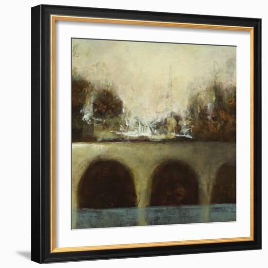 Foggy Bridge II-Randy Hibberd-Framed Art Print