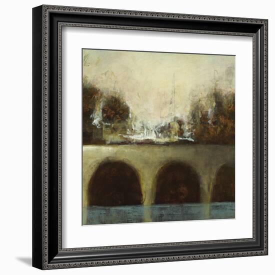 Foggy Bridge II-Randy Hibberd-Framed Art Print