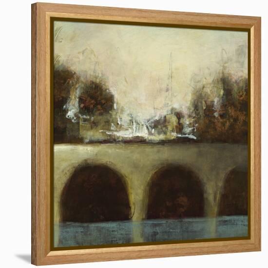 Foggy Bridge II-Randy Hibberd-Framed Stretched Canvas
