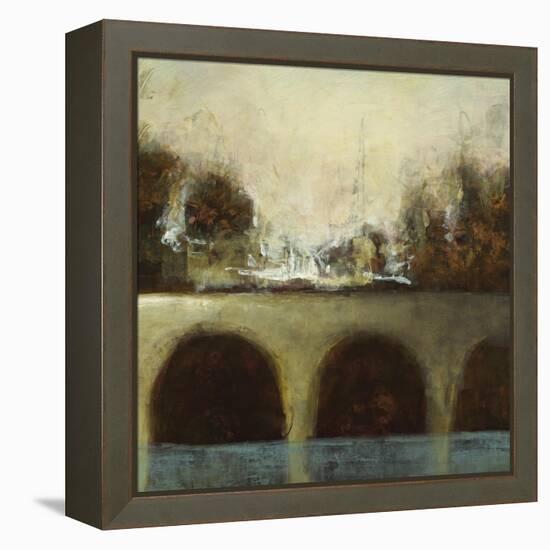 Foggy Bridge II-Randy Hibberd-Framed Stretched Canvas