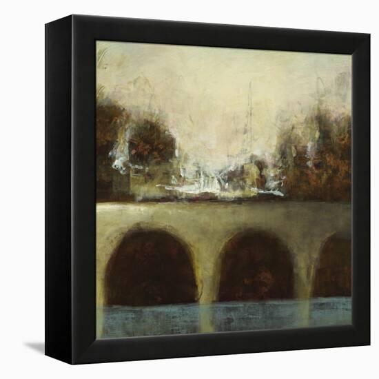 Foggy Bridge II-Randy Hibberd-Framed Stretched Canvas