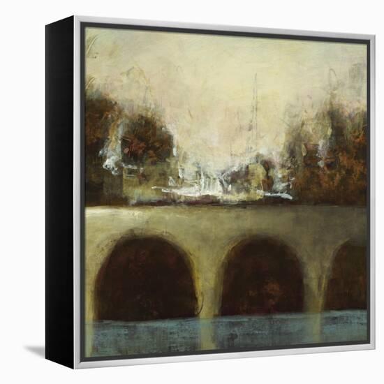 Foggy Bridge II-Randy Hibberd-Framed Stretched Canvas