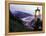 Foggy Day at the Heceta Head Lighthouse, Oregon, USA-Janis Miglavs-Framed Premier Image Canvas