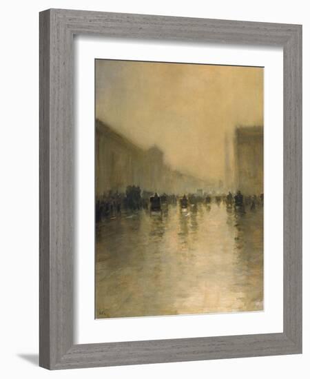 Foggy Day in London-Giuseppe De Nittis-Framed Giclee Print