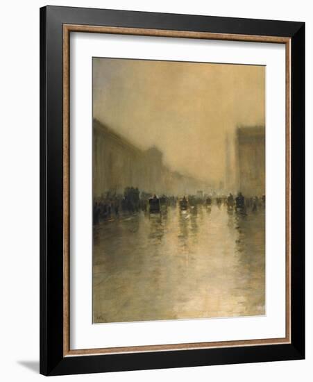 Foggy Day in London-Giuseppe De Nittis-Framed Giclee Print