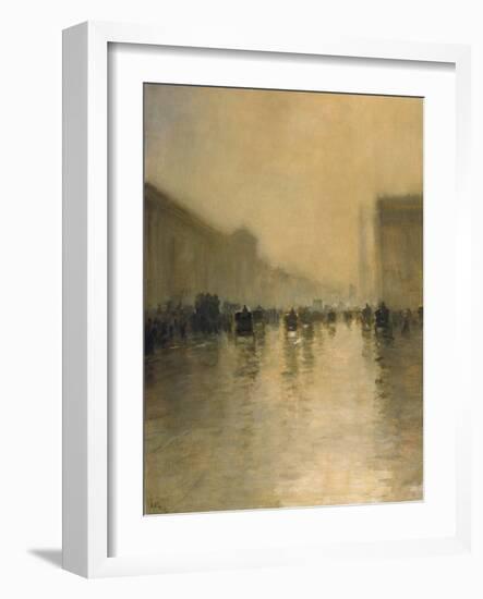 Foggy Day in London-Giuseppe De Nittis-Framed Giclee Print