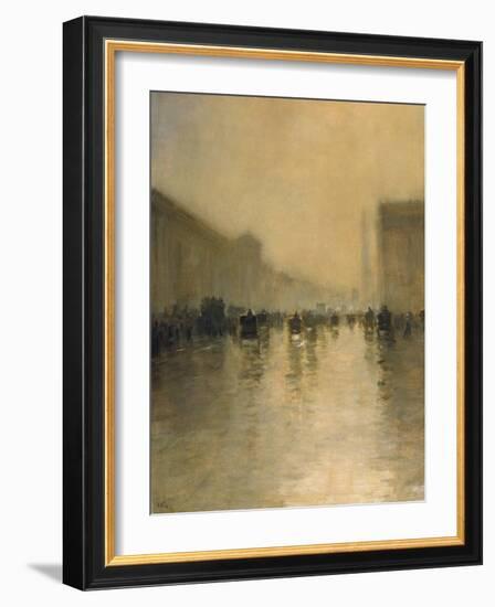 Foggy Day in London-Giuseppe De Nittis-Framed Giclee Print