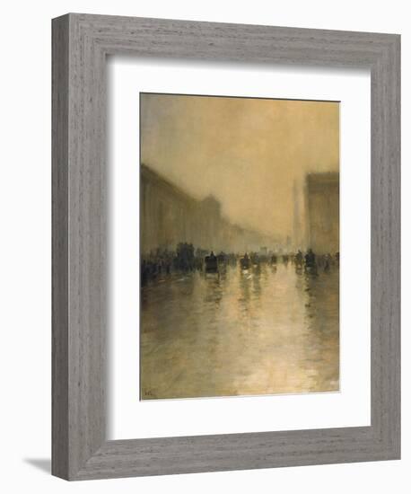 Foggy Day in London-Giuseppe De Nittis-Framed Giclee Print