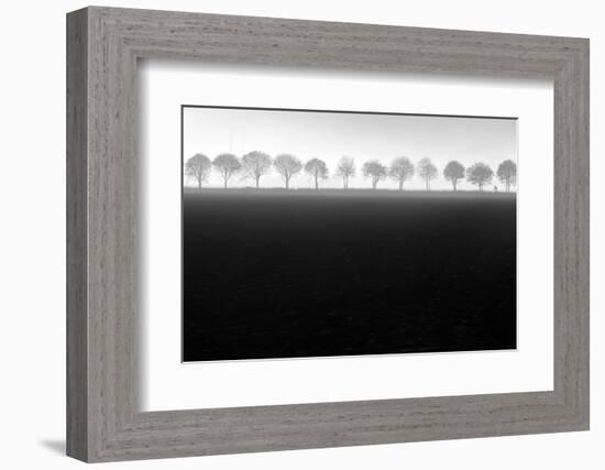 Foggy Flevopolder-Huib Limberg-Framed Photographic Print