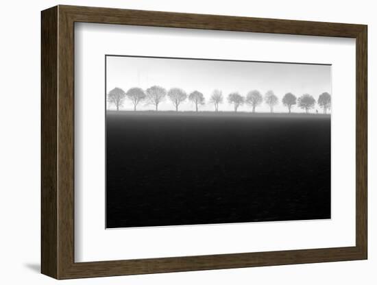 Foggy Flevopolder-Huib Limberg-Framed Photographic Print