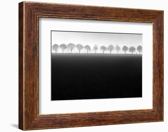 Foggy Flevopolder-Huib Limberg-Framed Photographic Print