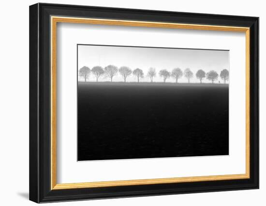 Foggy Flevopolder-Huib Limberg-Framed Photographic Print