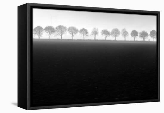 Foggy Flevopolder-Huib Limberg-Framed Premier Image Canvas