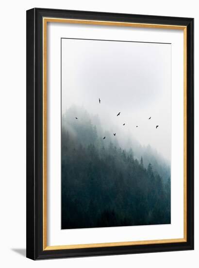 Foggy Morning 4-Mareike Böhmer-Framed Giclee Print