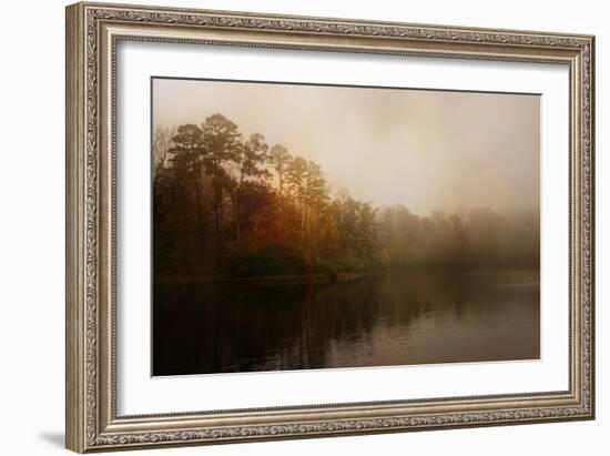 Foggy Morning at Lake LaJoie-Jai Johnson-Framed Giclee Print