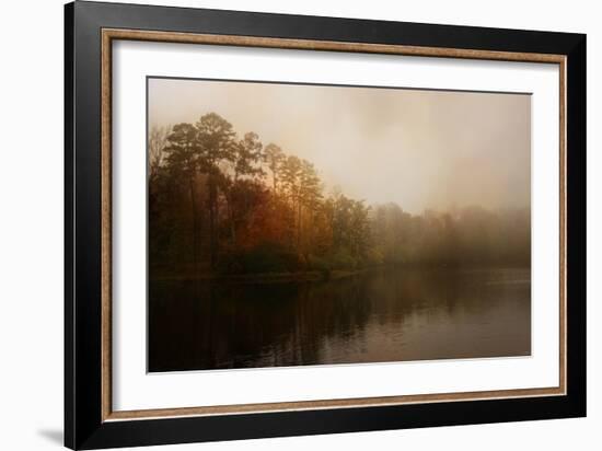 Foggy Morning at Lake LaJoie-Jai Johnson-Framed Giclee Print