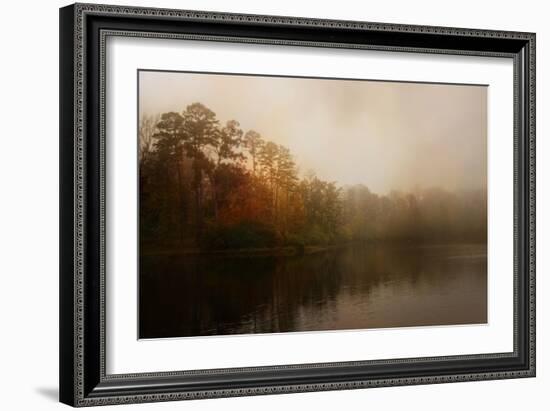 Foggy Morning at Lake LaJoie-Jai Johnson-Framed Giclee Print