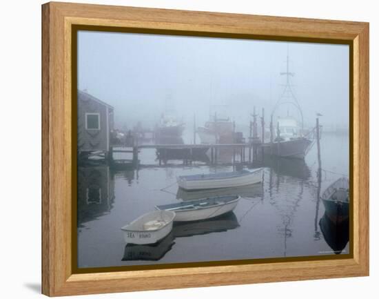 Foggy Morning in Menemsha Harbor on Martha's Vineyard-Alfred Eisenstaedt-Framed Premier Image Canvas