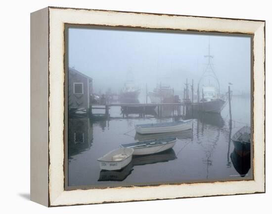 Foggy Morning in Menemsha Harbor on Martha's Vineyard-Alfred Eisenstaedt-Framed Premier Image Canvas