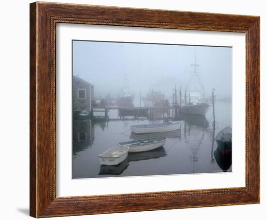 Foggy Morning in Menemsha Harbor on Martha's Vineyard-Alfred Eisenstaedt-Framed Photographic Print